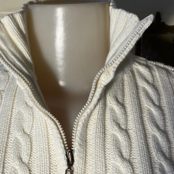 Tommy Hilfiger Vintage 90’s Cable zip neck sweater - Picture 5 of 9